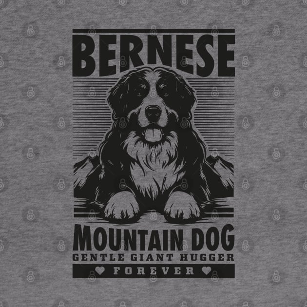 Bernese Mountain Dog by Delicious Art